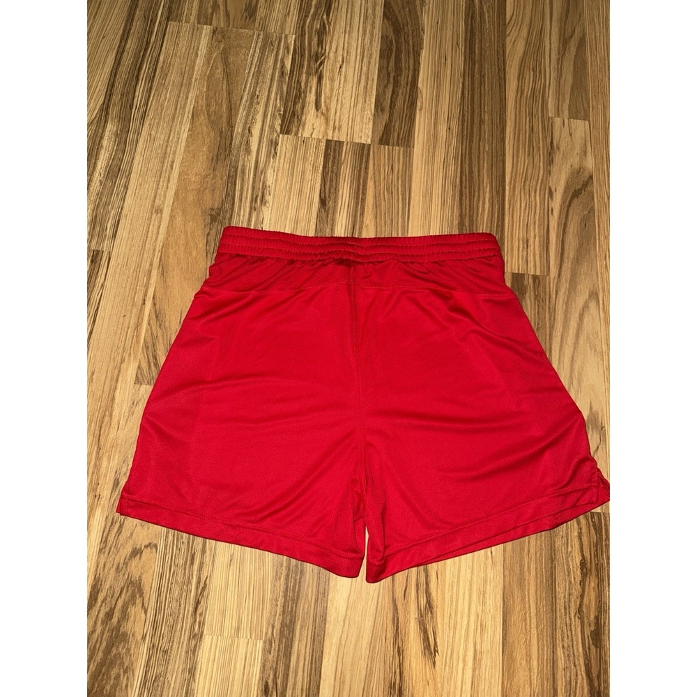 Hummel Shorts Men's Size Medium M Red Black Polyester Comfortable - Picture 4 of 5
